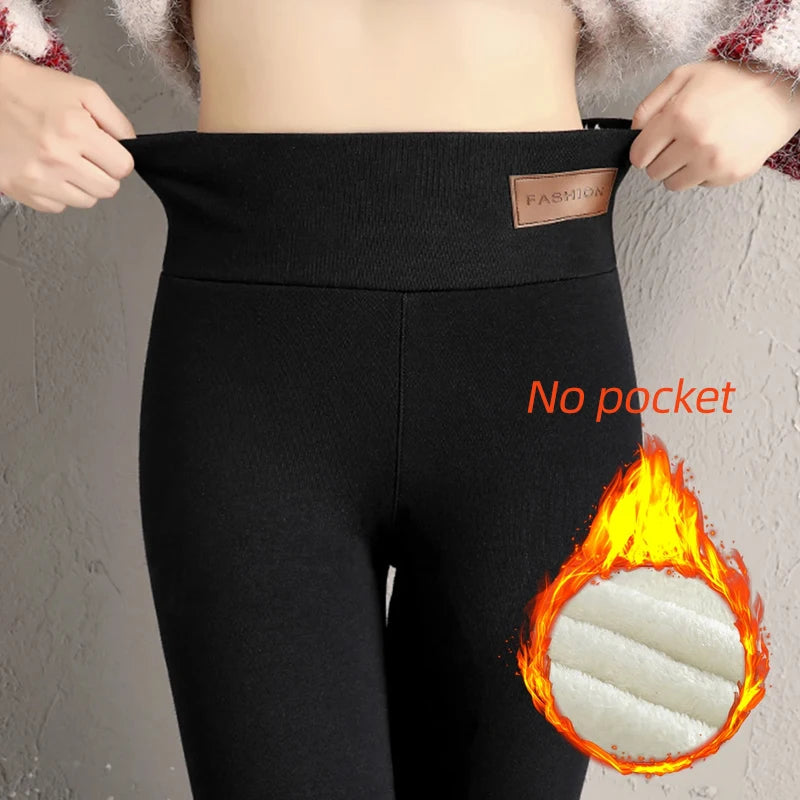  NORMOV Fleece Lined Leggings with Pockets for Women,High  Waisted Winter Thermal Warm Sherpa Leggings(Black, M) : Clothing, Shoes &  Jewelry